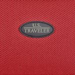 U.S. Traveler Rio Rugged Fabric Expandable Carry-on Luggage Set, Purple, 2 Wheel - Image 9